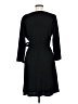 Charles Henry Solid Black Casual Dress Size M - photo 2