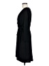 Charles Henry Solid Black Casual Dress Size M - photo 5