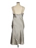 Bebe 100% Polyester Metallic Silver Cocktail Dress Size XL - photo 2