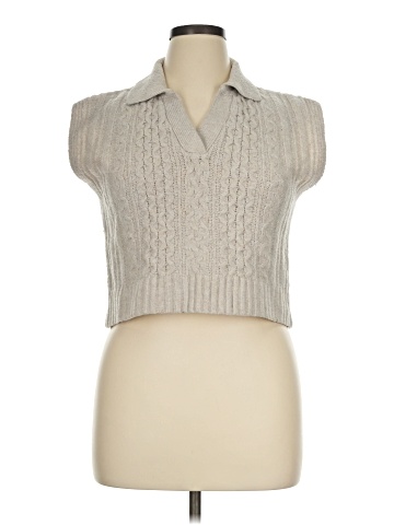 Pink Rose Sweater Vest (view 1)