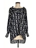 Zara Blue Black Long Sleeve Top Size M - photo 1