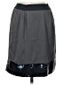 Boden 100% Silk Graphic Gray Silk Skirt Size 4 (tall) - photo 1