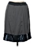 Boden 100% Silk Graphic Gray Silk Skirt Size 4 (tall) - photo 2