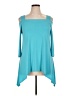 Cha Cha Vente Teal Blue 3/4 Sleeve Top Size XL - photo 1
