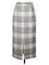 Halogen Plaid Gray Formal Skirt Size 0 Petite - photo 2