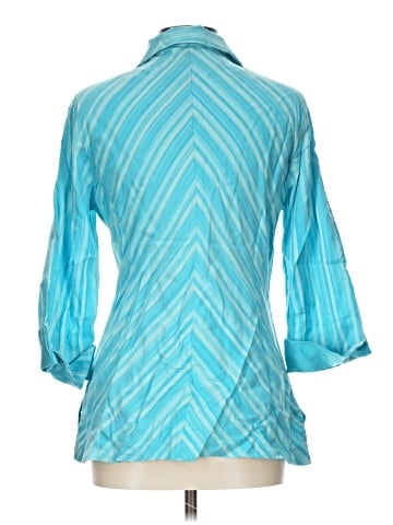 Bigio Collection 3/4 Sleeve Silk Top (view 2)