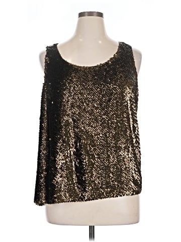 DKNY Sleeveless Silk Top (view 1)