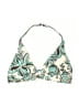 Daisy Fuentes Print Teal Swimsuit Top Size 12 - photo 1