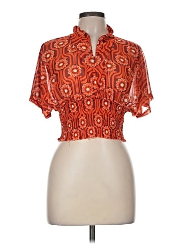 Urban Outfitters Short Sleeve Blouse (view 1)