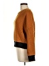 Skies Are Blue Color Block Orange Pullover Sweater Size M - photo 5