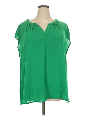 Roz & Ali Short Sleeve Blouse (view 1)