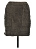Fab'rik Gray Faux Leather Skirt Size M - photo 1