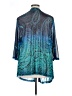 Catherines 100% Polyester Teal Kimono Size 1X - photo 2