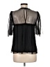 Boden 100% Polyester Black 3/4 Sleeve Blouse Size 8 - photo 2