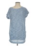Max Studio Blue Short Sleeve Top Size XS - photo 1