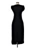 Zara 100% Polyester Solid Black Cocktail Dress Size M - photo 2