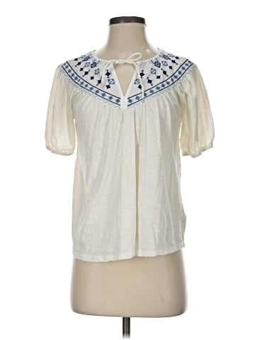 Lucky Brand Short Sleeve Blouse (view 1)