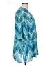 Catherines 100% Polyester Teal Kimono Size 1X - photo 4