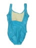 Catalina Metallic Teal Blue One Piece Swimsuit Size L - photo 2