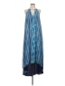 Adelyn Rae 100% Polyester Chevron-herringbone Blue Casual Dress Size XS - photo 1