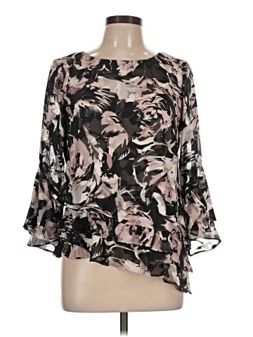 Alex Evenings 3/4 Sleeve Blouse (view 1)