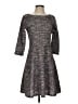 Max Studio Tweed Gray Casual Dress Size S - photo 1
