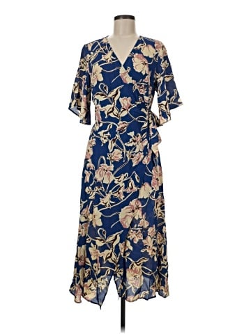 Lavender Brown Casual Dress (view 1)