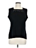 misook 100% Acrylic Black Sleeveless Blouse Size M - photo 1