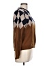 Kule Argyle Brown Pullover Sweater Size L - photo 4