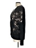 August Silk Paisley Black Cardigan Size L - photo 5