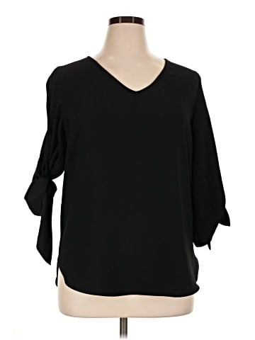 Karen Kane 3/4 Sleeve Blouse (view 1)
