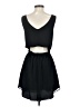 BCBGeneration 100% Polyester Solid Black Casual Dress Size XXS - photo 2