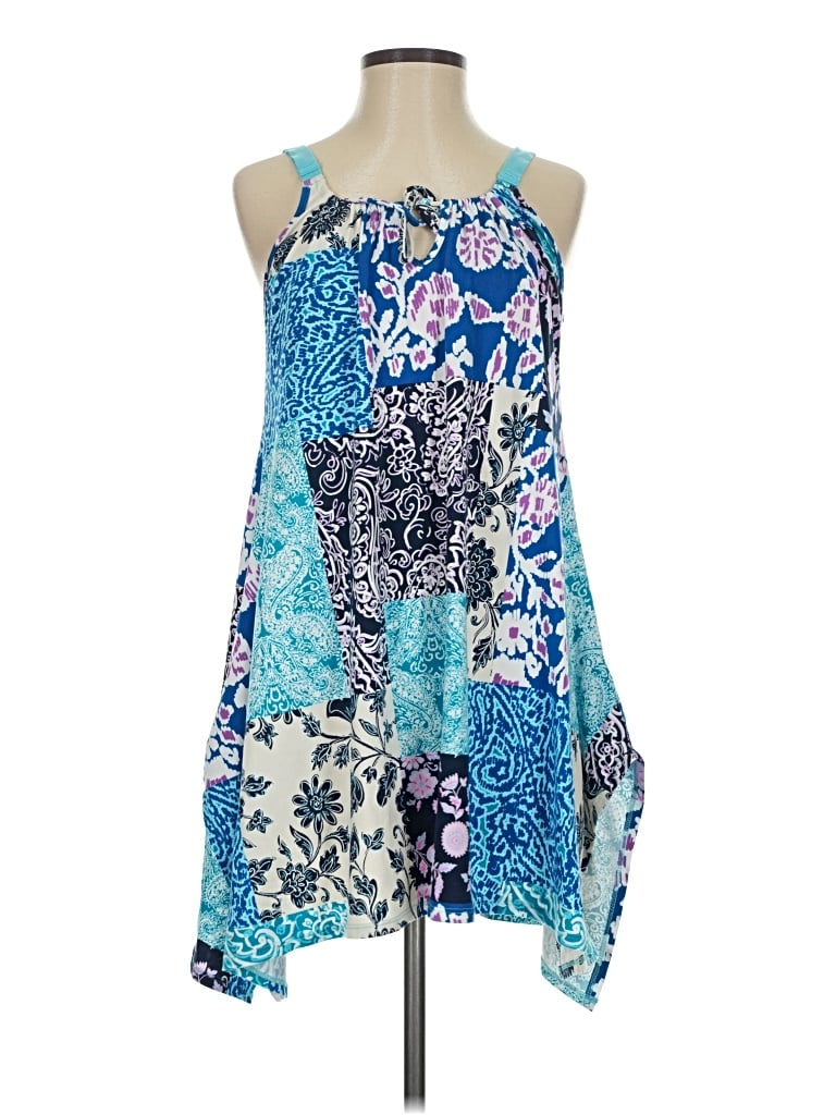 Pre-owned Linea Donatella Casual Dress In Blue