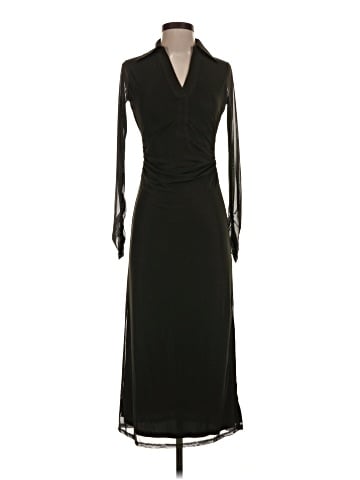 Madewell Long-Sleeve Polo Midi Dress (view 1)