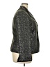 Le Suit 100% Polyester Paisley Silver Blazer Size 18 - photo 4