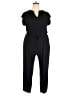 Lou & Grey Solid Black Jumpsuit Size XXL - photo 1