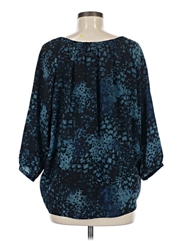 Rebecca Taylor 3/4 Sleeve Silk Top (view 2)