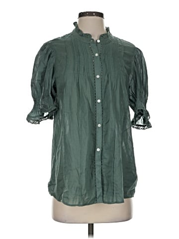 Gap 3/4 Sleeve Button-Down Shirt (view 1)