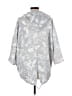 Baci 100% Linen Gray Poncho Size L - photo 2