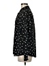 New Look 100% Polyester Polka Dots Black Long Sleeve Blouse Size 8 - photo 5