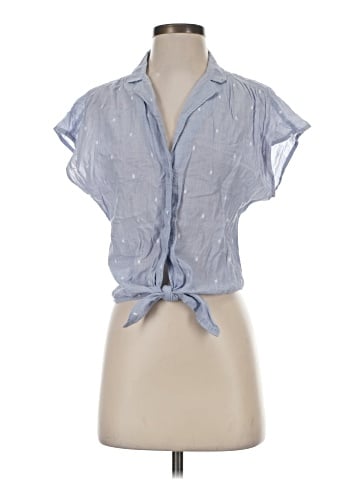 H&M L.O.G.G. Short Sleeve Blouse (view 1)