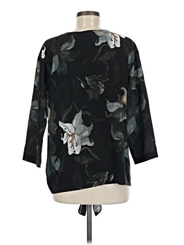 Club Monaco 3/4 Sleeve Silk Top (view 2)