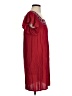 Max Studio 100% Rayon Aztec Or Tribal Print Fair Isle Floral Burgundy Casual Dress Size XS - photo 4