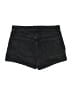 Old Navy Solid Black Denim Shorts Size 8 - photo 2