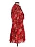 Zara Red Cocktail Dress Size L - photo 4