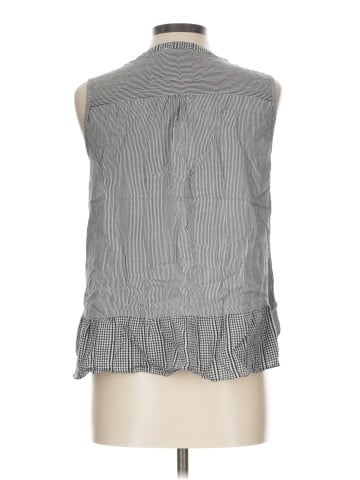 Hazel Sleeveless Button-Down Shirt (view 2)