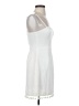French Connection Solid White Cocktail Dress Size 2 - photo 4