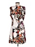 MNG Graphic Ivory Cocktail Dress Size 8 - photo 2
