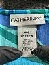 Catherines 100% Polyester Teal 3/4 Sleeve Blouse Size 4X - photo 7