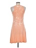 Athleta Graphic Orange Cocktail Dress Size M - photo 2